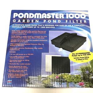 Danner Pondmaster 1000 Garden pond filter